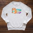 Bookworm Reading Hamster Books Raglan Sleeve Sweatshirt Heather Mustard Bookworm Reading Hamster Books Raglan Sleeve Sweatshirt Heather Mustard