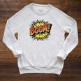 BOOM Comic Book Retro Artwork – Cartoon Collector Raglan Sleeve Sweatshirt Heather Mustard BOOM Comic Book Retro Artwork – Cartoon Collector Raglan Sleeve Sweatshirt Heather Mustard