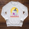 Boooks Cute Ghost Book Reading Halloween 2022 Teacher For Men Women Kids Raglan Sleeve Sweatshirt Heather Mustard Boooks Cute Ghost Book Reading Halloween 2022 Teacher For Men Women Kids Raglan Sleeve Sweatshirt Heather Mustard