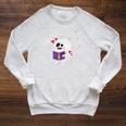 Boooooks Halloween Ghost Reading Book For Teacher & Student Men Women Kids Raglan Sleeve Sweatshirt Heather Mustard