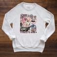 Born To Read Forced To Work Booklover -Adults Book Lovers Casual Grey Small Raglan Sleeve Sweatshirt Heather Mustard