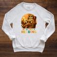 Boys Animal Wild About Reading Cheetah Book Raglan Sleeve Sweatshirt Heather Mustard Boys Animal Wild About Reading Cheetah Book Raglan Sleeve Sweatshirt Heather Mustard