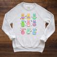 Bunny Reading Books Easter Day Librarian Teacher Book Premium Tri-Blend Raglan Sleeve Sweatshirt Heather Mustard Bunny Reading Books Easter Day Librarian Teacher Book Premium Tri-Blend Raglan Sleeve Sweatshirt Heather Mustard