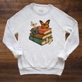Butterflies And Books Cute Butterfly Raglan Sleeve Sweatshirt Heather Mustard Butterflies And Books Cute Butterfly Raglan Sleeve Sweatshirt Heather Mustard