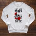 I Buy Her Books And Call Her A Good Girl Book Reading Lover Raglan Sleeve Sweatshirt Heather Mustard
