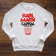 Capital Karl Marx Vintage Book Cover Raglan Sleeve Sweatshirt Heather Mustard Capital Karl Marx Vintage Book Cover Raglan Sleeve Sweatshirt Heather Mustard