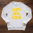 Carpe Librum Latin Language Lover Book Reading LIterary Raglan Sleeve Sweatshirt Heather Mustard Carpe Librum Latin Language Lover Book Reading LIterary Raglan Sleeve Sweatshirt Heather Mustard