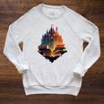 Castle Of Books Imagination Art Book Lover Raglan Sleeve Sweatshirt Heather Mustard Castle Of Books Imagination Art Book Lover Raglan Sleeve Sweatshirt Heather Mustard