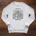 Cat Colouring Book Drawing Painting Art Raglan Sleeve Sweatshirt Heather Mustard