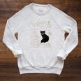 Cat Witch Salem Book Club Reading Halloween Book Lover Raglan Sleeve Sweatshirt Heather Mustard