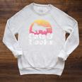Cats And Books Or Women's Cat And Book Raglan Sleeve Sweatshirt Heather Mustard