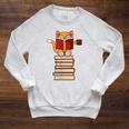 Cats And Reading Books Literature Raglan Sleeve Sweatshirt Heather Mustard Cats And Reading Books Literature Raglan Sleeve Sweatshirt Heather Mustard