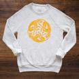 Celtic Book Of Kells Trinity Hounds Raglan Sleeve Sweatshirt Heather Mustard