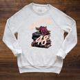 Chapter 48 48th Birthday Women Book Lovers Its My Birthday Raglan Sleeve Sweatshirt Heather Mustard