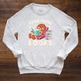 Christmas Teacher Shirt Read More Books Women Raglan Sleeve Sweatshirt Heather Mustard