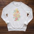 Christmas Tree Library Xmas Lights Tree Book Lover Librarian Raglan Sleeve Sweatshirt Heather Mustard Christmas Tree Library Xmas Lights Tree Book Lover Librarian Raglan Sleeve Sweatshirt Heather Mustard
