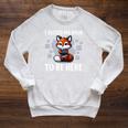 I Closed My Book Book Reader Cute Fox Book Lover Comfort Colors Crop Top Raglan Sleeve Sweatshirt Heather Mustard