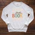 I Closed My Book To Be Here Reading Quote Raglan Sleeve Sweatshirt Heather Mustard I Closed My Book To Be Here Reading Quote Raglan Sleeve Sweatshirt Heather Mustard