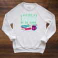 I Closed My Books To Be Here So This Better Be Good Fun Cute Raglan Sleeve Sweatshirt Heather Mustard