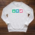 Coffee Books And Havanese Dog Men Women Kids Raglan Sleeve Sweatshirt Heather Mustard