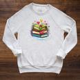 Colorful Books Love Books Watercolor Booklover Performance Raglan Sleeve Sweatshirt Heather Mustard Colorful Books Love Books Watercolor Booklover Performance Raglan Sleeve Sweatshirt Heather Mustard