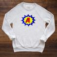 Comic Book Style Monogram Initial Letter A Superhero Raglan Sleeve Sweatshirt Heather Mustard Comic Book Style Monogram Initial Letter A Superhero Raglan Sleeve Sweatshirt Heather Mustard