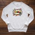 Comic Book Swear Bubble Pop Art Explosion Humor Raglan Sleeve Sweatshirt Heather Mustard Comic Book Swear Bubble Pop Art Explosion Humor Raglan Sleeve Sweatshirt Heather Mustard