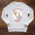 All The Cool Cats Read Book And Cat Lover Raglan Sleeve Sweatshirt Heather Mustard All The Cool Cats Read Book And Cat Lover Raglan Sleeve Sweatshirt Heather Mustard