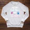 All The Cool Kids Are Reading Book Vintage Retro Sunset Raglan Sleeve Sweatshirt Heather Mustard