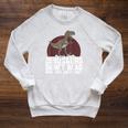 Cool Reading Teacher For Men Women Read Books Dinosaur Book Raglan Sleeve Sweatshirt Heather Mustard