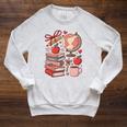 Coquette Teacher School Supplies Bows Books Globe Apple Cute Raglan Sleeve Sweatshirt Heather Mustard Coquette Teacher School Supplies Bows Books Globe Apple Cute Raglan Sleeve Sweatshirt Heather Mustard