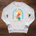 Crockpot Cookbook Explorer Baking Cooking Lover Chef Cook Raglan Sleeve Sweatshirt Heather Mustard