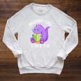 Cure Dragons Love Books Too Raglan Sleeve Sweatshirt Heather Mustard