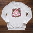 Cute Book Lover Read Reading Bookworm Women Girls Kids Raglan Sleeve Sweatshirt Heather Mustard