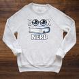 Cute Book Nerd Typography Minimalist Bookworm Fan Raglan Sleeve Sweatshirt Heather Mustard Cute Book Nerd Typography Minimalist Bookworm Fan Raglan Sleeve Sweatshirt Heather Mustard