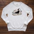 Cute Cat Flower Garden Book Kitty Reading Floral Raglan Sleeve Sweatshirt Heather Mustard Cute Cat Flower Garden Book Kitty Reading Floral Raglan Sleeve Sweatshirt Heather Mustard
