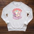 Cute Dragon Learning Wonder Bookworm Girls Books & Dragons Premium Tri-Blend Raglan Sleeve Sweatshirt Heather Mustard