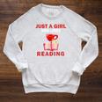 Cute Just A Girl Who Loves Reading Books Women And Girls Raglan Sleeve Sweatshirt Heather Mustard Cute Just A Girl Who Loves Reading Books Women And Girls Raglan Sleeve Sweatshirt Heather Mustard
