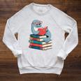 Cute Reading Seal On Books Book Lover Raglan Sleeve Sweatshirt Heather Mustard Cute Reading Seal On Books Book Lover Raglan Sleeve Sweatshirt Heather Mustard