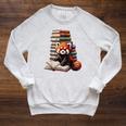 Cute Red Panda Reading Book Animal Bookworm Raglan Sleeve Sweatshirt Heather Mustard Cute Red Panda Reading Book Animal Bookworm Raglan Sleeve Sweatshirt Heather Mustard