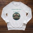 Dangerously Close For Mystery Novel Book Author Raglan Sleeve Sweatshirt Heather Mustard