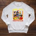 Dark Arts And Crafts Club Retro Witchy Book Cover Raglan Sleeve Sweatshirt Heather Mustard Dark Arts And Crafts Club Retro Witchy Book Cover Raglan Sleeve Sweatshirt Heather Mustard