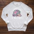 Dark Romance Book Lovers Quote Favorite Color Morally Grey Raglan Sleeve Sweatshirt Heather Mustard