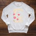 Dark Romance Read Books Be Kind Stay Weird Reading Skeleton Raglan Sleeve Sweatshirt Heather Mustard