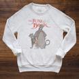 Disney The Jungle Book Group Distressed Poster Raglan Sleeve Sweatshirt Heather Mustard
