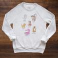 Disney Mickey And Friends Cat Names And Breeds Textbook Raglan Sleeve Sweatshirt Heather Mustard Disney Mickey And Friends Cat Names And Breeds Textbook Raglan Sleeve Sweatshirt Heather Mustard