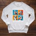 Dolphin Love Reading And Dolphins Child Book Lover Raglan Sleeve Sweatshirt Heather Mustard