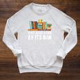 Don't Judge A Book By Its Ban Raglan Sleeve Sweatshirt Heather Mustard