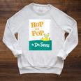 Dr Seuss Hop On Pop Book Cover Raglan Sleeve Sweatshirt Heather Mustard Dr Seuss Hop On Pop Book Cover Raglan Sleeve Sweatshirt Heather Mustard
