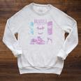 Dracula Comic Book Officially Licensed Raglan Sleeve Sweatshirt Heather Mustard